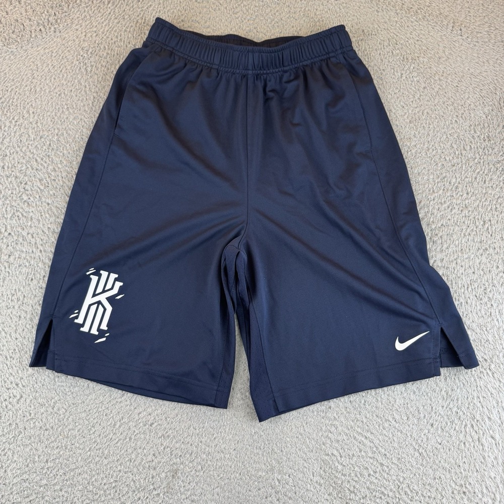 Nike Kyrie Irving Dri-Fit Blue Basketball Shorts Boys Size Xl Blue New Nwt